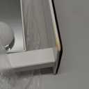 Vanity Makeup Mirror with Lights,3 Color Lighting Modes Detachable 10X Magnification Mirror Touch Control,360Rotation, White (14.6Inch)