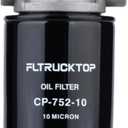 FLTRUCKTOP CP-752-10 10 Micron Hydraulic Oil Filter Assembly 200 PSI Max Pressure, 20 GPM Flow Rate, 3/4" NPTF Port,fits for Petroleum-Based Fluid Model 221006,723-0405,P561134,AM106735,OB1318,P561136