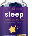 NutraChamps Sleep Gummies for Adults & Kids | Melatonin Gummies with Chamomile, Valerian & L Theanine | Safe & Effective for Kids & Adults | Vegan Childrens Melatonin 3mg, 1.5 mg, or 6mg