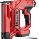 Ecarke Cordless Brad Nailer 2-in-1 Compatible with Milwaukee 18V Battery, 18 Gauge Nail Gun 5/8 to 1-1/4 Inch with 2000 Nials for Wood Carpentry, Powered Electric, 2 Mode, Tool Only