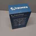 WIBIMEN Ice Cube Tray with Lid and Bin - Round Ice Trays for Freezer with Lid - Ice Cube Trays for Freezer with Ice Container (1"-2PACK Pink)