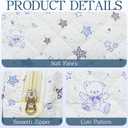 Quilted Makeup Bag for Women Travel, Brush Organizer Cosmetic Pouch, Lightweight Portable Toiletry Bag Coquette Floral Organizer Case