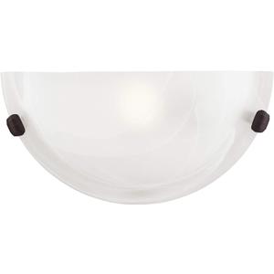 Livex Lighting 4271-07 Oasis 1-Light Bronze Wall Sconce , White