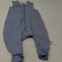 Rayon Made from Bamboo Toddler Sleep Sack with Feet 12-24 Months 1.0 Tog Ultra Soft Toddler Sleeping Sack 1t-2t Sleep Bag Walker Quilted Wearable Blanket with Legs 2-Way Zipper Lightweight (Slate, M(1-2T)