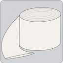 Medline Tubular Cast Stockinette, Non-sterile, Unbleached, 6" x 25yd, 1 Roll