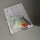 8" Modern 3-Light Exterior Black Lantern Pendant Light Fixture with Clear Rippled Glass Mini Industrial Hanging Cage Chandelier for Outdoor Kitchen Dining Room Hallway Entryway Foyer Porch