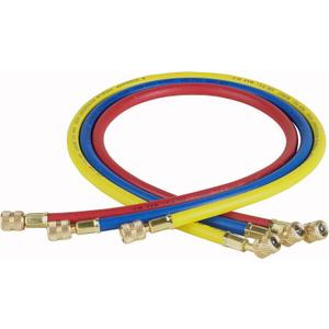 Robinair (30036) 1/4" Standard Hoses with Standard Fittings Set - 36", Set of 3,MultiColor