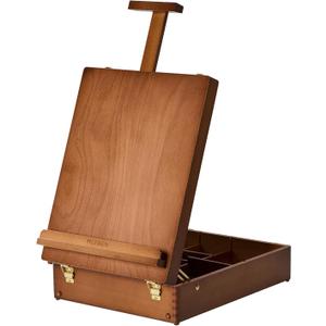 MEEDEN Table Top Easel for Painting: Portable Tabletop Easel with Storage, Large