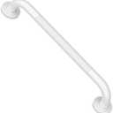 Anti-Slip White Grab Bar 20 Inch, iMomwee Bathroom Safety Bar w/Knurled Grip, Stainless Steel Balance Support Handrail, Textured Shower Handle for Elderly Seniors Handicap Disabled