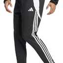 adidas Men's Tiro 24 Soccer Tracksuit Pants (Medium, Black/White)
