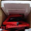 Popcorn Machine Maker With 8 Oz Kettle Makes Up to 32 Cups Popcorn Machine Cart Vintage-Style Popper on Wheels Popcorn Machines for Home (Red)