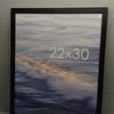 Fisnish 22x30 Picture Frame Black, with HD Plexiglass Durable and Scratch-proof for Horizontal or Vertical Wall Mounting, 1 Pack