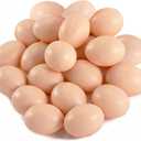 20 PCS Plastic Fake Eggs for DIY Easter Eggs, Painting and Realistic Egg