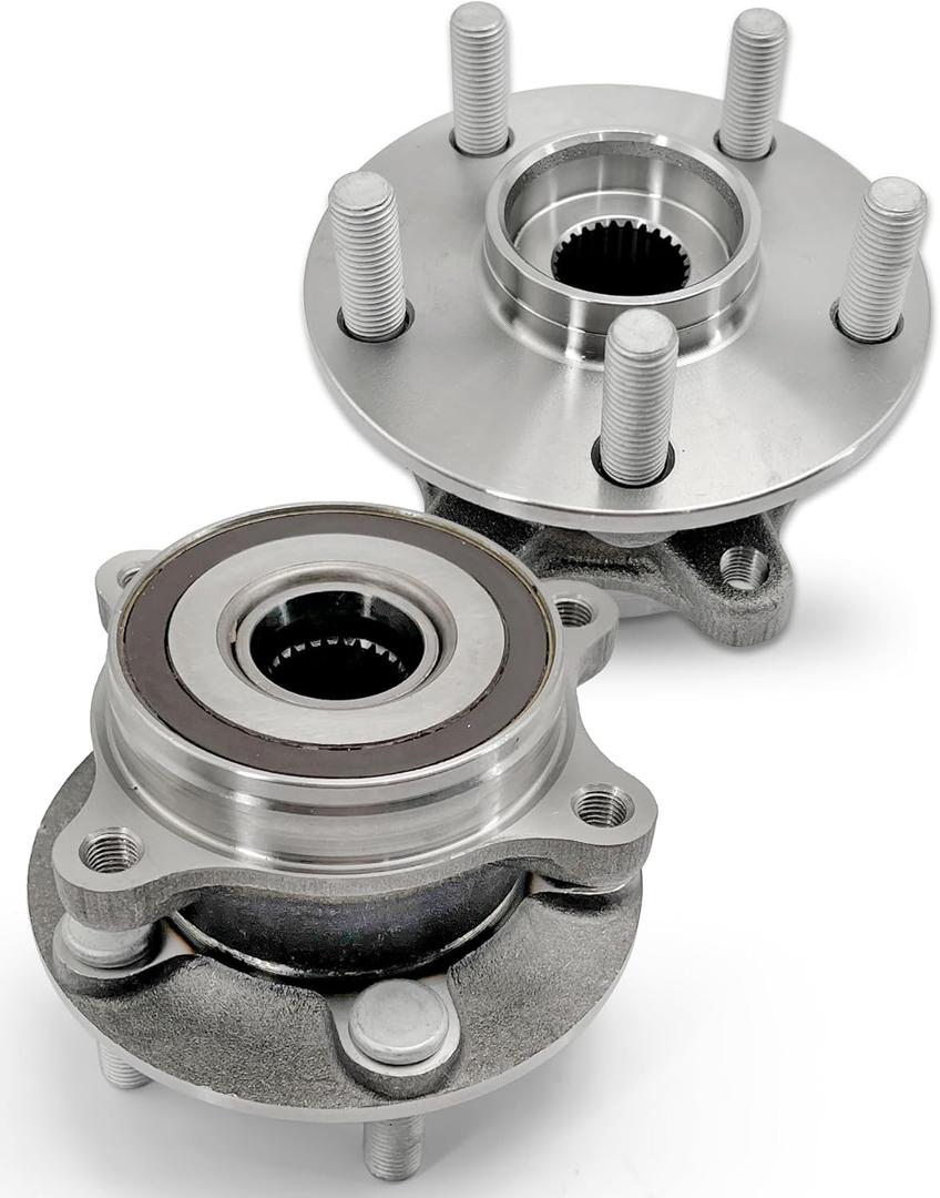 2 Pcs 513287 Front Wheel Hub Bearing Assembly Compatible with Toyota Prius 2010-2015, for Toyota Prius Plug-in 2012-2015, for Lexus CT200H 2011-2017, Wheel Bearing 5 Lug (OE Size)