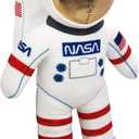 ArtCreativity 12" Plush Toy Astronaut Figurine, Realistic Astronaut with NASA & USA Flag Arm Patches, Space Decor Astronauts for Kids 3-5, Toddler Baby Toys, Great Birthday Gift