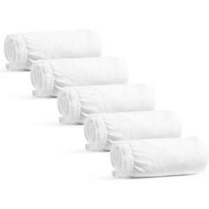 CxLoode 5 PCS XXL Disposable Underwear For Men, Travel Essentials, Disposable Men Underwear For Hiking, Sport, Camping, Business Trips, Hospital Stays, 34"- 38" White