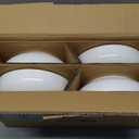 LE TAUCI Pasta Bowls 45 oz, Salad Bowls Set for Serving Soup, Pasta, Noodle, Dinner, Large Kitchen Bowl Plates, Microwave Safe - 8.5 Inch, Set of 4, White