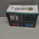 LEOTEC AM/FM Radio with Best Reception, AC or Battery Operated Portable Radio with Big Speaker, Large Tuning Knob, Clear Dial, Earphone Jack for Gift, Elder, Home (Blue) 