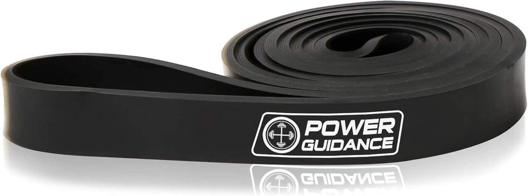 POWER GUIDANCE Pull Up Assist Bands - Stretch Resistance Band - Mobility Band - Powerlifting Bands - by Perfect for Body Stretching, Powerlifting, Resistance Training (Black)