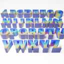 26 Pack A-Z Letter Resin Casting Molds - Silicone Mold for Candle Making & Home Decor