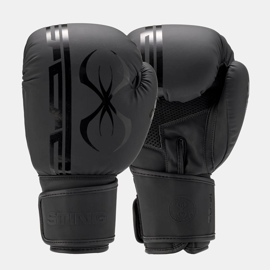 Armaplus Boxing Gloves, USA Boxing Approved Gloves, Lightweight Boxing Equipment for Competition, Kickboxing, Muay Thai, and Boxing Training, and Feel (16 Oz, Black)