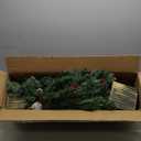 2 Pack 4 Ft Artificial Christmas Entrance Tree in 7Large Base with 60 LEDs Warm White Light Timer Battery Operated 126 Classic Branch 18 Smoky Pine Bristle 14 Pinecone 12 Berries Xmas Door Decor