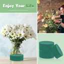 SupKing 8 Pcs Round Floral Foam 4.5", Green Wet Dry Flower Foams Florist Blocks Plant Foam for Craft Artificial and Fresh Flower Arrangements