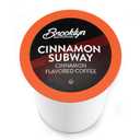 Brooklyn Beans Cinnamon Subway Gourmet Coffee Pods - Compatible with Keurig K Cup Brewers Including 2.0 Machines, 40 Count, Spicy Cinnamon Flavored (EXP 11/12/25)