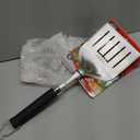Weber Precision Grill Wide Spatula Stainless Steel BBQ Spatula with 3Sided Beveled Edge, NonSlip SoftTouch Handle & Hanging Loop, Dishwasher Safe