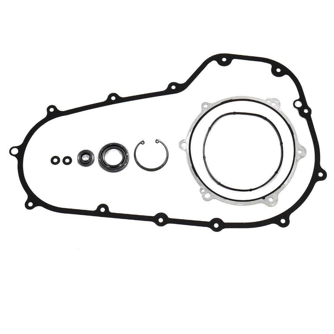 Primary Cover Gasket Seal Kit for Harley 2007-2016 Twin Cam Touring Electra Glide FLHT, Road Glide FLTR, Street Glide FLHX, Road King FLHR, 7 PCS