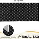 Front Door Mat Outdoor Indoor Rugs Black and White Front Porch Decor Outside Rug Entryway Rug 23.6" x 51.2"Boho Black Outdoor Patio Front Door Rugs Kitchen Decor Carpet Entry Way Doormats