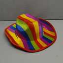 Adult Rainbow Party Cowboy Hat for Pride Parade Costume, Birthday Celebration