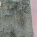 FinRec 8x10 Feet Green Rug for Living Room Bedroom, Fluffy Fuzzy Shag Rugs, Non-Slip Furry Shaggy Area Rug for Nursery Kids Room Dorm Room Home Decor, Indoor Floor Carpet