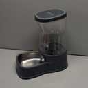 Gardner Pet Automatic Dog Water Dispenser Gravity Stainless Steel Water Waterer Feeder, 100% BPA-Free Large Capacity Water Feeding Bowls for Medium & Large-Sized Dogs Cats Other Pets -(1 Gallon) (Dark Grey)