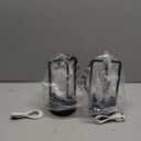 Set of 2 Cordless Table Lamps, LED Rechargeable Battery Operated Desk Lamps with 3 Color Stepless Dimmable, Small Light Portable for Outdoor Patio Bar Restaurants Bedroom Bedside (Black)