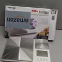 KitchenAid KQ909 Dual Platform Digital Kitchen and Food Scale, 11 Pound Capacity and Precision 16oz Capacity, White with Stainless Steel