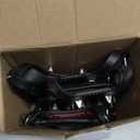 Ice Cleats for Shoes and Boots Men Women Trail Running 20 Stainless Steel Spikes Anti-Slip Footwear Traction Cleats Snow Grips Crampons for Hiking Ice Fishing Walking on Snow (Small, Black)