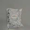 JustJamz Bulk Earbuds 50 Pack | Basic Earbuds, Pearl White In-Ear Earphones, Disposable Headphones, Wired