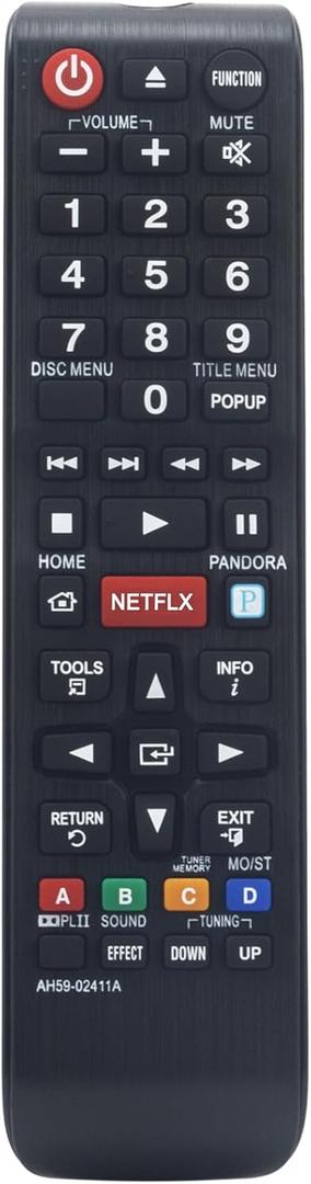 AH59-02411A Replacement Remote Control Compatible with Samsung Home Theater System AH59-02411A AH5902411A HT-EM35 HT-E3500 HT-EM35/ZA HT-E3500/ZA