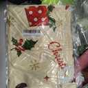 Gnomes Holly Berry Baubles Christmas Tree Skirt Large Xmas Tree Skirts Decorations 48 in Burlap Tree Mat Cover for 4 ft Trees Holiday Party