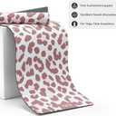 ILILI Yoga Mat Leopard Print Yoga Mat 8mm, Suede & TPE Thick Exercise Mat