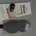 LitBear Sleep Mask for Side Sleeper Women Men, Eye Mask for Sleeping Light Blocking, 3D Contoured Cup Sleeping Mask, Soft Breathable Sleep Eye Mask with Adjustable Elastic Strap for Travel
