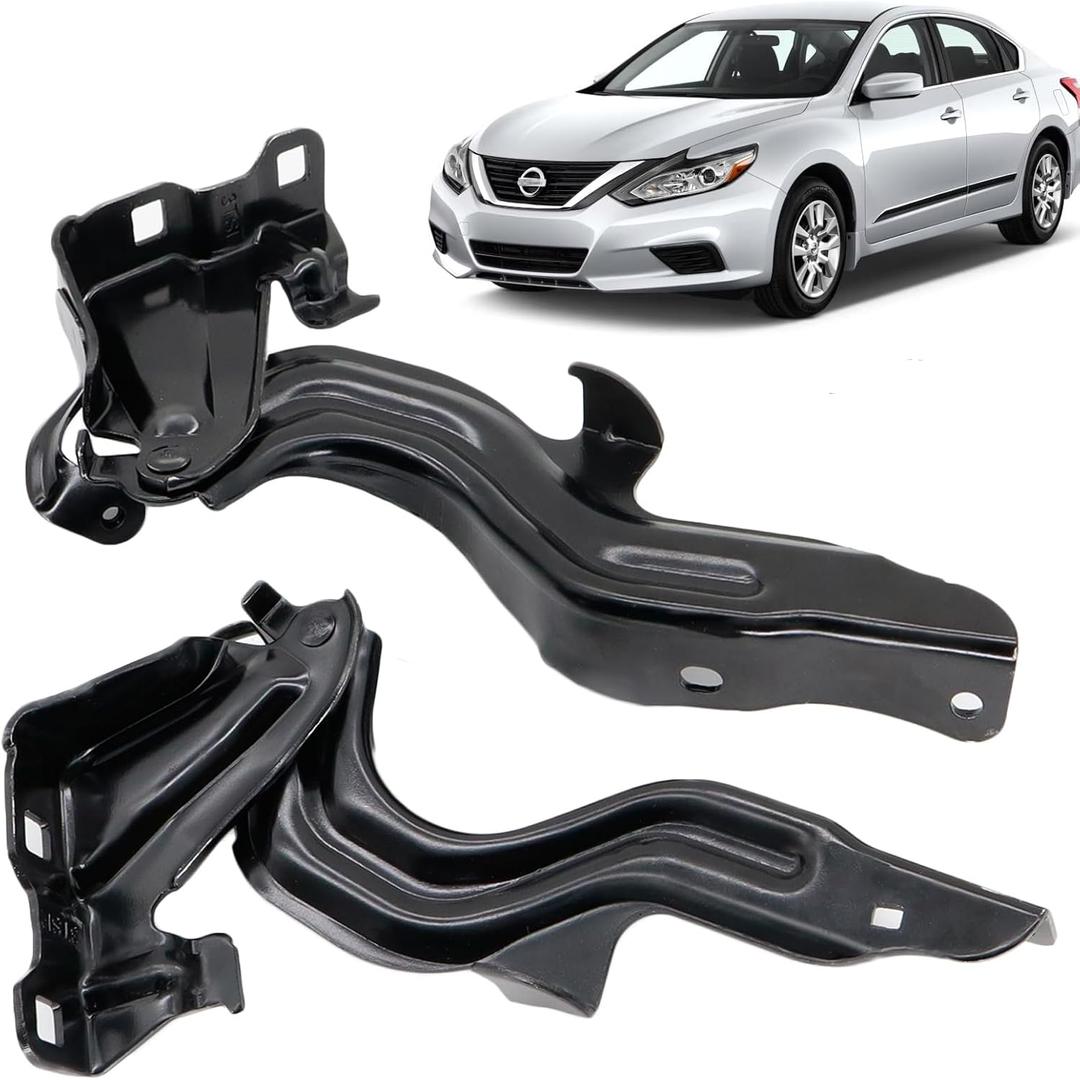 1 Pair Front Left and Right Hood Hinge Cover Cowl Side Hood Panel for Nissan Altima 2013-2018 654003TA0A 654013TA0A NI1236147 NI1236146 Driver and Passenger Side