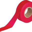 Brady Red Flagging Tape for Boundaries and Hazardous Areas - Non-Adhesive Tape, 1.188" Width, 300' Length (Pack of 1) - 58346