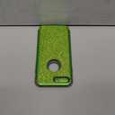 Hython Designed for iPhone 8 Plus, iPhone 7 Plus Case, Heavy Duty Defender Protective Bling Glitter Sparkle Hard Shell Hybrid Shockproof Rubber Bumper Cover, Green