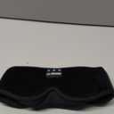 LC-dolida Sleep Headphones, 3D Sleep Mask Bluetooth Wireless Music Eye Mask, Sleeping Headphones for Side Sleepers Sleep Mask with Bluetooth Headphones Ultra-Thin Stereo Speakers Perfect for Sleeping (Black)