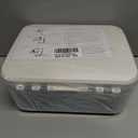 Lockable Storage Container Bin 2.3 Gallon/9L Heavy-Duty Plastic Organizer Box with Changeable Combination Lock, Versatile Secure Storage for Home, Office, Travel, Outdoor & School (Blue)