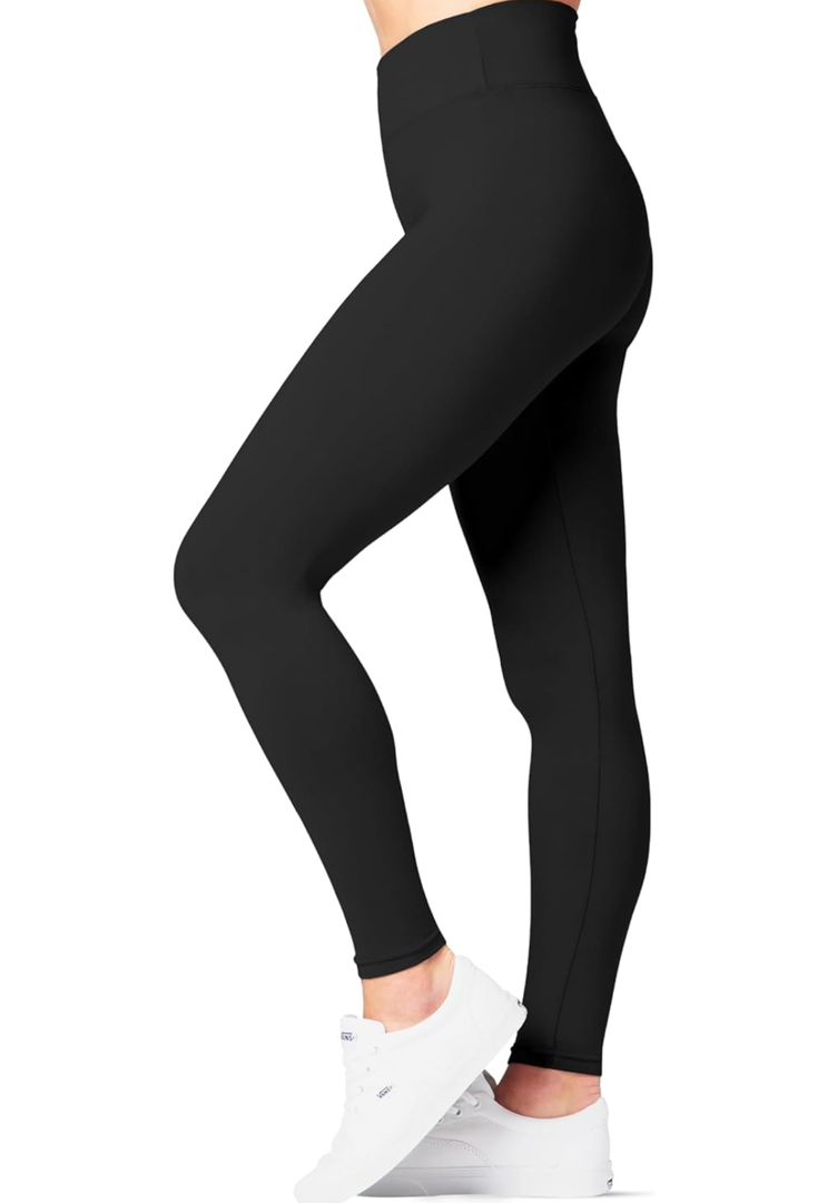 SATINA High Waisted Leggings for Women - Comfortable and Stretchy in One Size