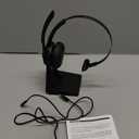 Bluetooth Headset, Wireless Headset with Microphone for PC, V5.2 Computer Headset with Noise Cancelling Mic, USB Dongle, Charging Base & Mute Button for Work, Cell Phones, Computer (Black)