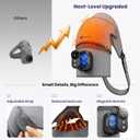 Triple Method Shoulder Massager with Heat, Vibration and Brace Support, 5000mAh Cordless Shoulder Heating Pad with Magnetic Controller, Shoulder Wrap for Muscle Relief